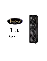 Legacy THE WALL Pro Audio User Manual предпросмотр