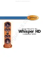 Legacy Whisper HD Owner'S Manual preview