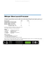 Preview for 14 page of Legacy Whisper HD Owner'S Manual