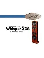 Legacy Whisper XDS Owner'S Manual preview