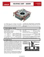 Legalett 4000W Manual preview