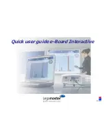 Preview for 1 page of Legamaster e-Board Quick User Manual