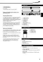 Preview for 3 page of Legamaster SP3700 B User Manual