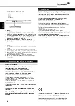 Preview for 4 page of Legamaster SP3700 B User Manual