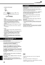 Preview for 22 page of Legamaster SP3700 B User Manual