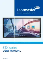 Preview for 1 page of Legamaster STX Series User Manual