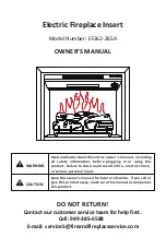 Legend Flame EF262-265A Owner'S Manual preview