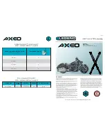Legend AXEO 0414-0545 Installation Manual preview