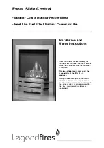 Legendfires Evora Installation And User Instructions Manual preview