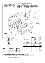 Предварительный просмотр 3 страницы LEGENDS FURNITURE ZARC-7101 Assembly Instructions