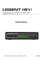 Preview for 21 page of Legent HEV1 User Manual