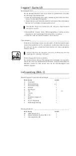 Preview for 5 page of Leggero Cuatro Instruction Manual