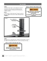 Предварительный просмотр 6 страницы Leggett & Platt G-122 Owner'S Manual