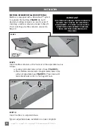 Предварительный просмотр 8 страницы Leggett & Platt G-122 Owner'S Manual