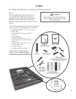 Предварительный просмотр 5 страницы Leggett & Platt K-120 Owner'S Manual