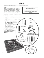 Предварительный просмотр 16 страницы Leggett & Platt K-120 Owner'S Manual