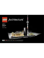 Preview for 1 page of LEGO ARCHITECTURE 21027 BERLIN Instructions Manual