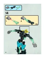 Preview for 14 page of LEGO BIONICLE 70786 Building Instructions