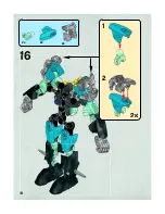 Preview for 16 page of LEGO BIONICLE 70786 Building Instructions