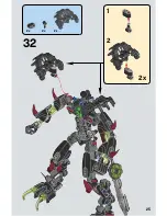 Предварительный просмотр 25 страницы LEGO Bionicle 71310 Instructions Manual