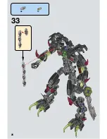 Предварительный просмотр 26 страницы LEGO Bionicle 71310 Instructions Manual