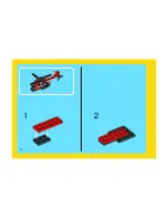 Предварительный просмотр 2 страницы LEGO CREATOR 31013 Instructions Manual