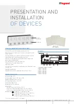 Preview for 11 page of LEGRAND 0 035 67 Installation And User Manual