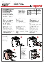 LEGRAND 0 226 04 Manual preview