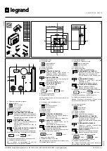 Предварительный просмотр 1 страницы LEGRAND 0 261 50 Assembly Instructions Manual