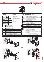 LEGRAND 0 663 35 Quick Manual предпросмотр