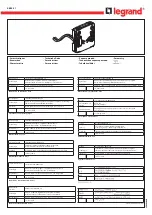 Preview for 1 page of LEGRAND 0 883 31 Manual