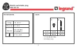 LEGRAND 088263 Quick Start Manual предпросмотр