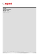 Preview for 36 page of LEGRAND 3 100 85 Installation Manual