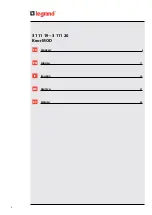 Preview for 2 page of LEGRAND 3 111 19 Additional Installation Instructions