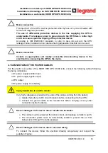 Предварительный просмотр 58 страницы LEGRAND 311087 Operating Manual