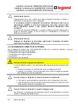 Предварительный просмотр 190 страницы LEGRAND 311087 Operating Manual