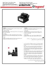 Preview for 1 page of LEGRAND 331 97 Instruction Manual