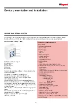 Preview for 5 page of LEGRAND 4 131 05 Installation And Usage Manual