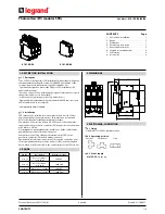 LEGRAND 4 141 55 Technical Data Sheet preview