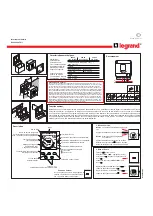 Preview for 3 page of LEGRAND 496 03 Manual