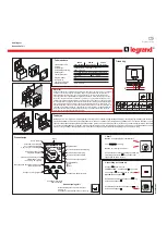 Preview for 17 page of LEGRAND 496 03 Manual