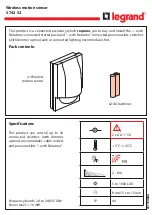 Preview for 1 page of LEGRAND 5 742 52 Manual