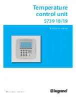 Preview for 1 page of LEGRAND 5739 18 Installation Manual