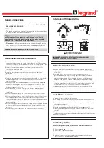 Preview for 3 page of LEGRAND 643084 Installation Instructions