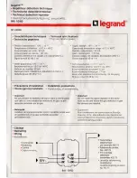 Предварительный просмотр 1 страницы LEGRAND 845 10 Manual