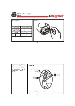 Preview for 21 page of LEGRAND 882 05 Manual