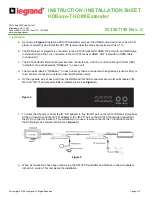 Preview for 2 page of LEGRAND AC1030 Instruction/Installation Sheet