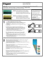 Предварительный просмотр 1 страницы LEGRAND AC1058 Installation Instructions