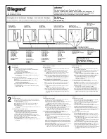 LEGRAND ADMHRM4 User Manual предпросмотр