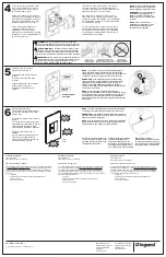 Предварительный просмотр 2 страницы LEGRAND adorne ARUSB Installation Instructions